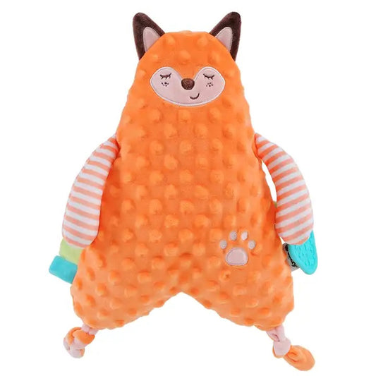 Mellow foxy  super soft velvet touch stuffed toy with teether